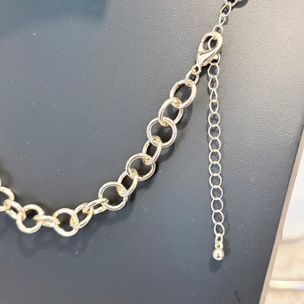 Louis Vuitton Lock & Key #201 w/a Gold Chain Necklace 16 Inch Shackle Clasp - Picture 6 of 9